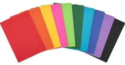 Zdjęcie produktu dla Zeszyt A5/80K kratka z marginesem Rainbow (5szt) - HERLITZ