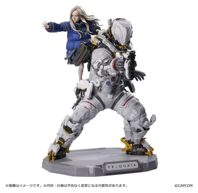 Image de Figurine PVC "Hugh & Diana" de la collection "Creator's Model" de Pragmata Capcom, issue de la gamme "Figure Builder", hauteur 28 cm