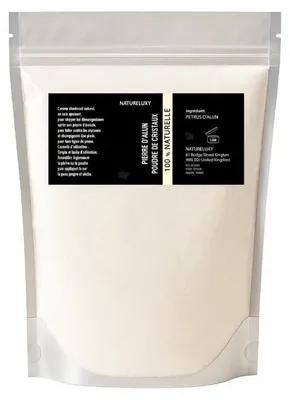 Productafbeelding van Alaunsteen Poeder - 500 g Natuurlijke Wasverzachter