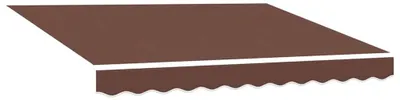 Productafbeelding van vidaXL Vervangdoek voor zonnescherm, bruin, 300x250 cm, polyester