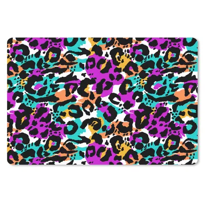 Obrázok produktu pre Podložka pod myš - Potlač pantera - Dúha - Škvrny - 60x40cm - Rohožka pod myš