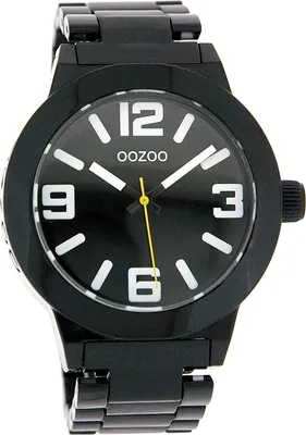 Produktbild von Oozoo Armbanduhr schwarz Metall Vintage Series Analog-Quarzuhr UOC3684A