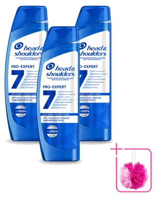 Zdjęcie produktu dla 3 sztuki szamponu Head & Shoulders Pro-Expert 7 przeciwłupieżowego - 250 ml - zestaw ekonomiczny