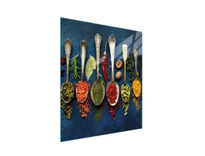 Immagine prodotto di Tagliere in vetro 45x52 Spezie