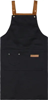 Produktbild von Küchenschürze mit Tasche, verstellbarem Riemen, wasserdicht, Antifouling, Reinigungsschürze, Kochschürze, Küchenbedarf