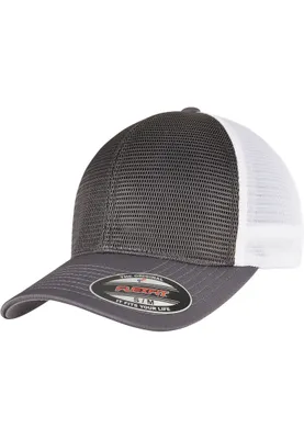Immagine prodotto di FLEXFIT 360T | Flexfit 360 Omnimesh Cap 2-Tone, senza chiusura - Colore: Charcoal/White - Taglia: S/M