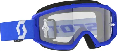 Produktbild von Scott Motocross Brille Primal Clear , Blau Weiß
