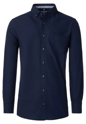 Produktbild von Redmond - Comfort Fit - Herren Langarm Hemd (251055111), Größe:S, Farbe:Blau(19)