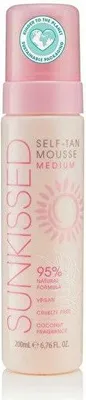 Obrázok produktu pre Sunkissed 95 % prírodná samoopaľovacia pena 200 ml - stredná