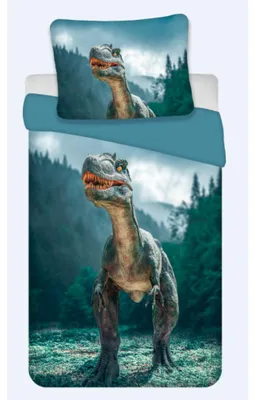 Immagine prodotto di Dinosauro Bettbezug 140 x 200 cm 70 x 90 cm - Baumwolle