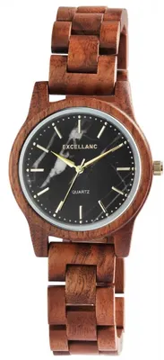 Produktbild von Excellanc Uniarmbanduhr aus Holz