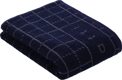 Produktbild von Bugatti Duschtuch Perezzi marine blau Größe 67x140