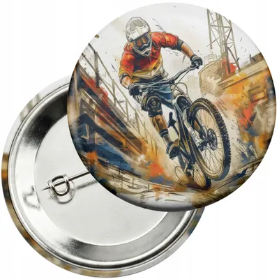 Produktbild von Anstecker Button 59mm - Fahrrad BMX MTB Sport