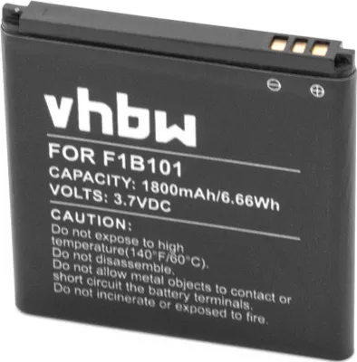 Produktbild von vhbw Akku kompatibel mit Fairphone FP1, FP1U, 1 Handy Smartphone Telefon (1800 mAh, 3,7 V, Li-Ion)