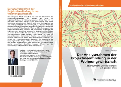 Produktbild von Der Analyserahmen der Projektideenfindung in der Wohnungswirtschaft