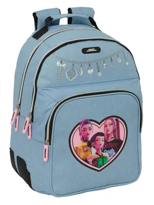 Produktbild von Safta K-pop Demon Hunters 22.5l 32x42x15 Cm Rucksack Blau  Kinder Blau One Size