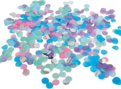 Produktbild von XXL Buntes Konfetti Ø 25 mm 15 g Karneval Fasching Halloween Party Geburtstag