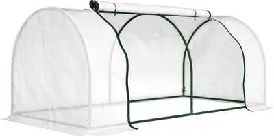 Obrázek produktu pro Skleník s PE síťovým krytem, ocelový rám, 200x100x80 cm