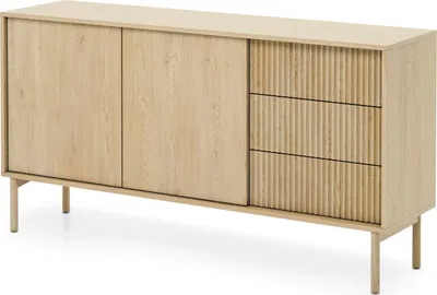 Obrázek produktu pro Komoda, dub cremonský, 153,5 x 79,8 x 39,5 cm