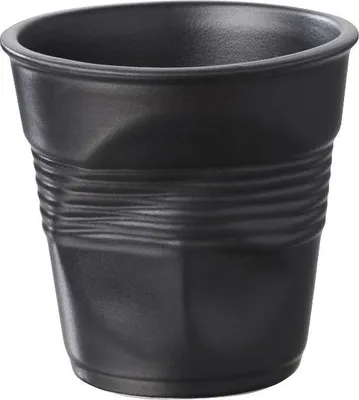 Image de 6 Gobelet 8 Cl Noir Satiné - Froissé - Revol