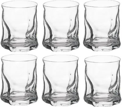 Produktbild von Bormioli Rocco Sorgente Transparente Vidrio Vase 300 ml (6 Unidades)