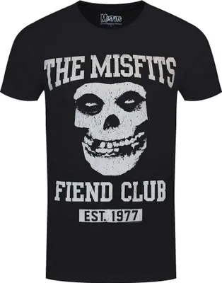 Obrázek produktu pro Misfits - Tričko "Fiend Club" pro muže/dámy Uni RO7143 (XXL) (černá)