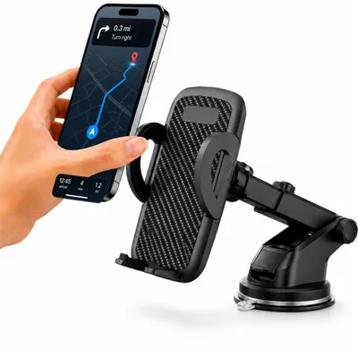 Produktbild von Handyhalter fürs Auto Handyhalterung Lüftung & Saugnapf Halterung Universale KFZ Handyhalterung Smartphone Halterung