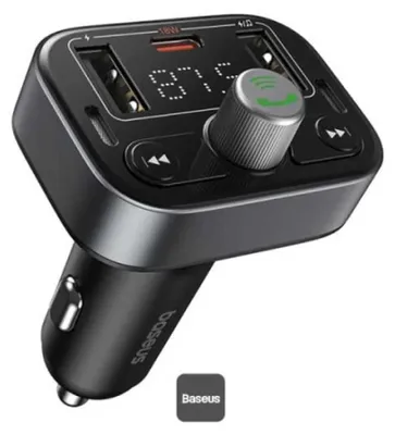 Image de Baseus SUP0003754 FM transmitter 87.5 - 108 MHz Bluetooth Black