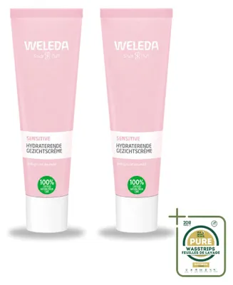 Obrázek produktu pro 2 x Hydratační krém Weleda pro citlivou pleť, 30 ml - balení pro zásobení - 2 kusy