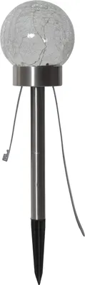 Produktbild von Star Trading 480-45, Leichte Dekorationsfigur, Transparent, IP44, Silber, 1 Glühbirne(n), 1 W