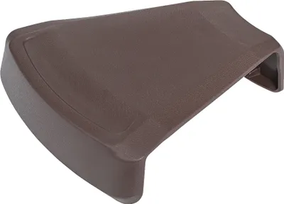 A brown plastic connector piece for a swimming pool.