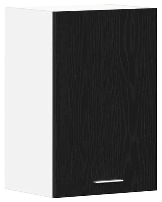 Produktbild von vidaXL Hängeschrank Schwarz Eichen-Optik 40x31x60 cm Holzwerkstoff