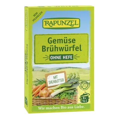 Produktbild von Rapunzel  - Gemüsebrühwürfel ohne Hefe - 8 Stück