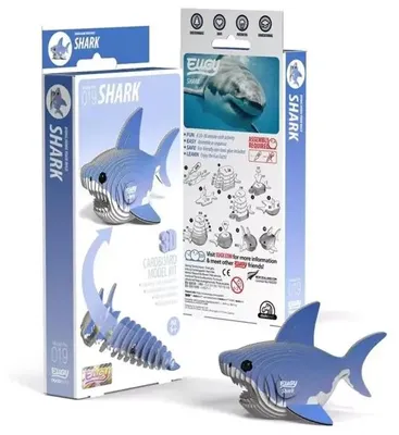 Zdjęcie produktu dla Rekin Eugy. Eko Układanka 3D