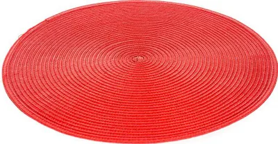 Produktbild von Tischplacemat, Tischunterlage, Essunterlage, rund 38cm Rot