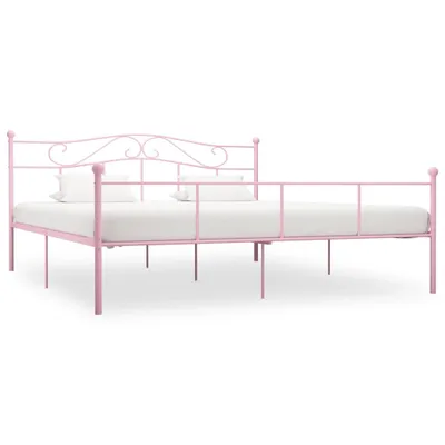 Produktbild von Bettgestell Rosa Metall 180x200 cm