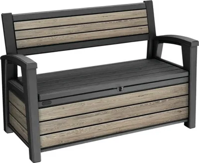 Produktbild von Gartenbank Keter Ashwood anthrazit/braun