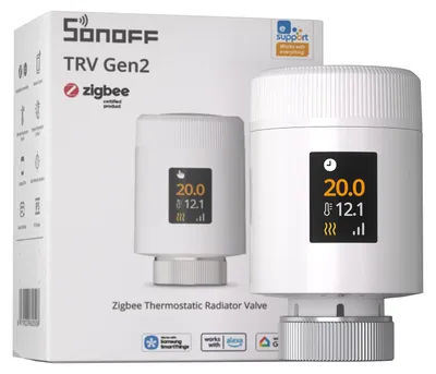 Produktbild von SONOFF TRV Gen2 Zigbee Smart Heizkörperthermostat TRV-ZBT