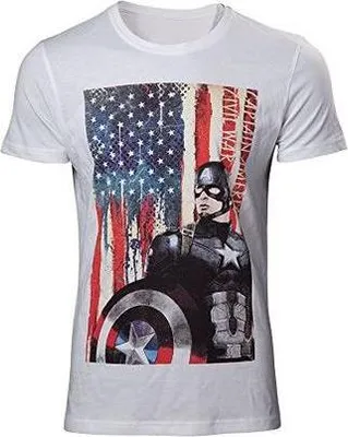 Produktbild von Captain America T-Shirt -L- American Flag