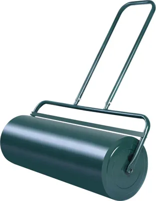 Immagine prodotto di Rullo per prato in acciaio con rullo per acqua e sabbia Rullo per prato con rullo pesante Rullo manuale con impugnatura a U Verde