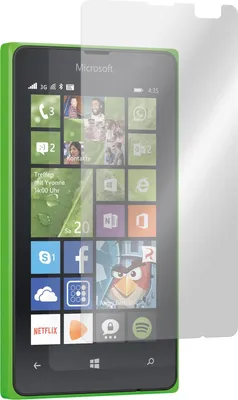 Produktbild von 4er-Pack PhoneNatic Displayschutzfolien matt  kompatibel mit Microsoft Lumia 435