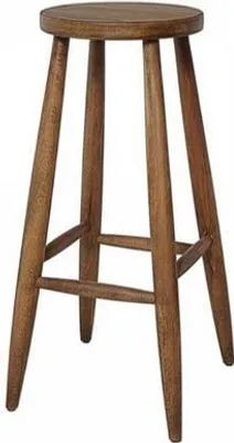 Image de Tabouret de bar Chaise de bar Tabouret de bar en bois Tabouret de bistrot Chaise en bois massif
