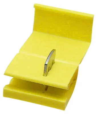 Obrázek produktu pro Kabelová spojka, izolovaná, žlutá, pro kabely 2,5 mm2