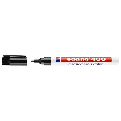 Immagine prodotto di Edding 4-400001 400 Permanentmarker - 1 mm, schwarz, nachfüllbar