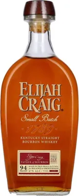 Immagine prodotto di Elijah Craig Small Batch Kentucky Straight Bourbon Whiskey 1789 47,00 % 0,70 litri