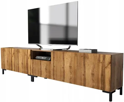 Zdjęcie produktu dla szafka rtv pod telewizor 250 250cm dąb wotan na nóżkach