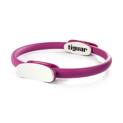 Image de tiguar Pilates Ring Magic Circle, ergonomique, durable, aide à l'entraînement pour Pilates, stabilité & renforcement musculaire, couleur lilas