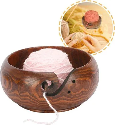 Produktbild von Holzgarnekommode Multifunktionale Dekoration und Aufbewahrungslösung - 15 x 8 cm