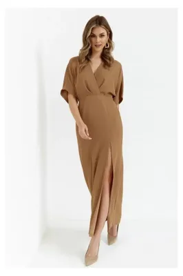 Produktbild von Kleid MAKOVER K163 BEIGE Größe: XL