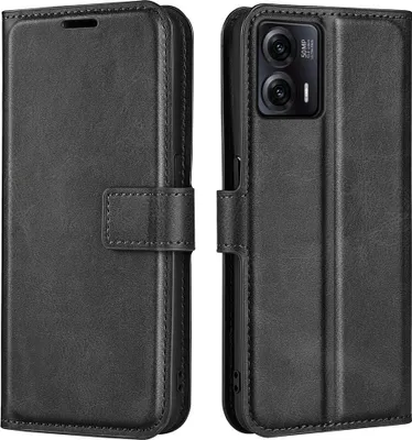 Produktbild von Motorola Moto G73 Hülle - Coverup Deluxe Klapphülle - Schwarz